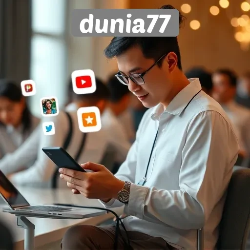 Dampak Sosial Media Terhadap Popularitas Dunia77